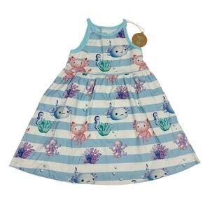 NWT Anise & Ava 4T Sea Creatures Sage Dress
